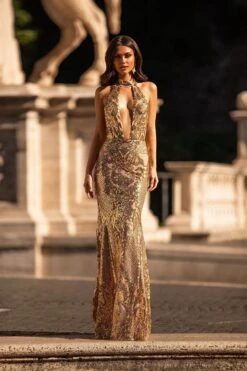 Nicola - Gold -Luxury Evening Wear Store 107 15d8f625 c905 4041 9feb b56e345bc2f5
