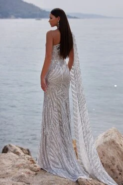 Laurine - Silver 17 Laurine - Silver -Luxury Evening Wear Store 111 8fe41f3e ba91 4db7 8f10 53ef34e8fbc6