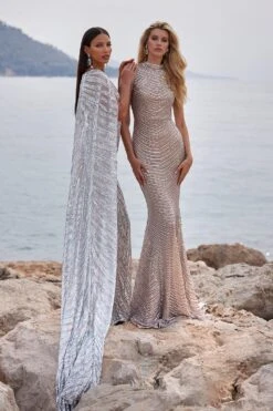 Laurine - Silver 19 Laurine - Silver -Luxury Evening Wear Store 114 b09839de 9101 47a8 a0f4 3eefcf6f3ac3