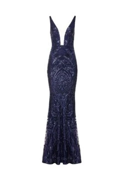 Salma - Navy -Luxury Evening Wear Store 11 2a7c54ac 61e3 4697 9f86 4d6d40ddcf0b