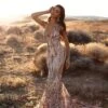 Ariya Sequin Gown - Rose Gold