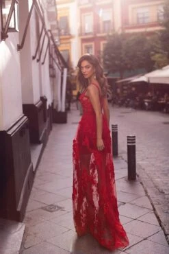 Mariella - Red -Luxury Evening Wear Store 160