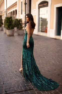 Genelle - Emerald 11 Genelle - Emerald -Luxury Evening Wear Store 262