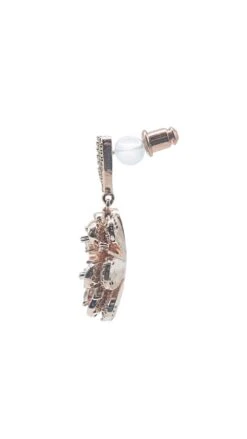 Edaline Rose Gold Flower Earrings 5 Edaline Rose Gold Flower Earrings -Luxury Evening Wear Store 285 1803754a f780 483f 8137 ad112e3eded5