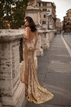 Sonia - Gold -Luxury Evening Wear Store 298