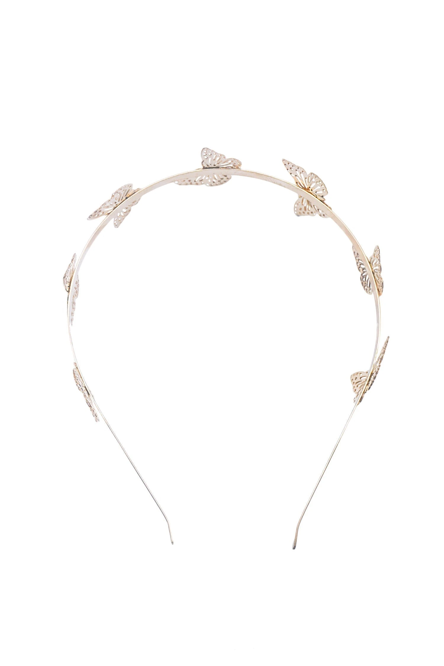 Sevyn Rose Gold Butterfly Headband 2 Sevyn Rose Gold Butterfly Headband - Image 2