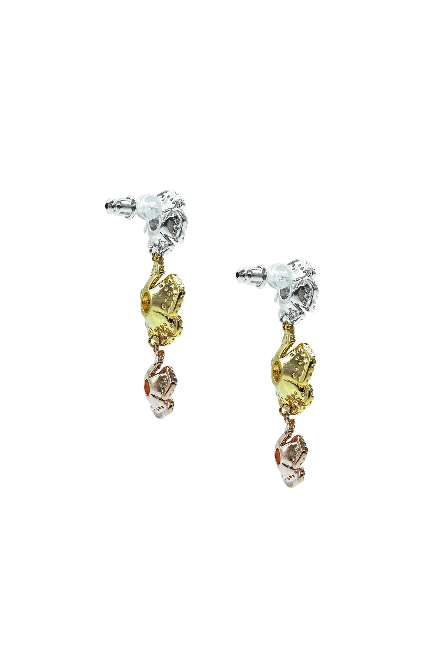 Perla Floral Trio Earrings 2 Perla Floral Trio Earrings - Image 2