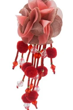 Shailee Multicoloured Flower Drop Earrings -Luxury Evening Wear Store 71fixed