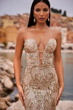 Laurie - Gold -Luxury Evening Wear Store 80 b8f28c30 e95d 40c4 befc 0f7e7952555e