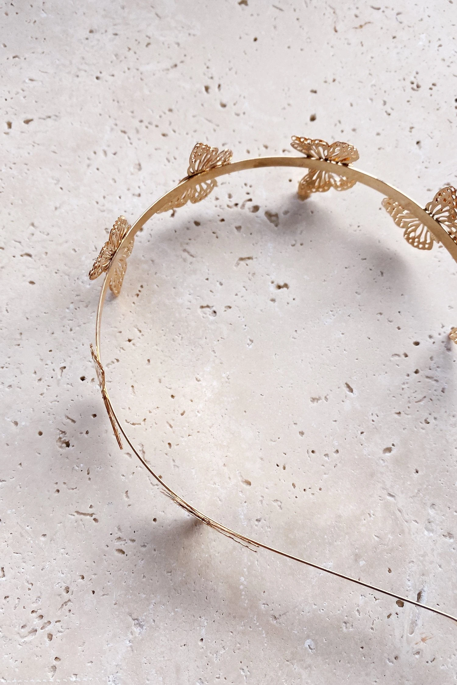 Sevyn Rose Gold Butterfly Headband 5 Sevyn Rose Gold Butterfly Headband - Image 5