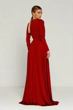 Sahara - Wine Red -Luxury Evening Wear Store H6A0664