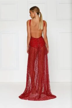 Rozay - Red -Luxury Evening Wear Store H6A1961