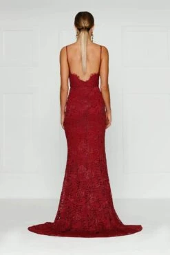 Layali - Burgundy 8 Layali - Burgundy -Luxury Evening Wear Store H6A6003 1