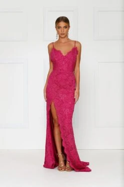 Layali - Hot Pink 10 Layali - Hot Pink -Luxury Evening Wear Store H6A9822