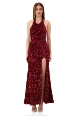 Jenny - Burgundy -Luxury Evening Wear Store JENNY 1