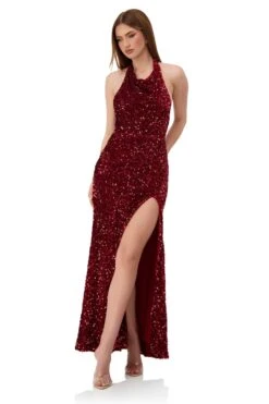 Jenny - Burgundy -Luxury Evening Wear Store JENNY 4