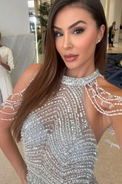 Armina Beaded Gown -Luxury Evening Wear Store armina