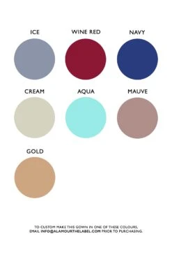 Romina Beaded Halter Neck Cream Gown -Luxury Evening Wear Store beadedswatch