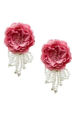 Elettra Pearl Flower Earrings -Luxury Evening Wear Store earrings129 a41526f1 1015 42f8 a88f cd8b3f68f1e3