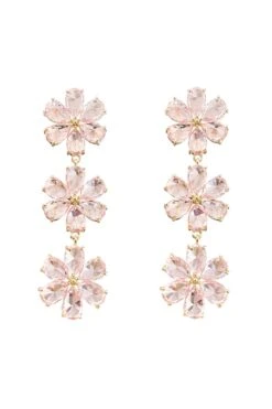 Ashleigh Pink Flower Earrings -Luxury Evening Wear Store earrings195 681ed823 6a56 4e4f bf8b 5e9b700dcbf5