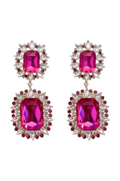 Katerina Fuchsia Diamante Earrings 9 Katerina Fuchsia Diamante Earrings -Luxury Evening Wear Store earrings223 8adf7185 8097 48fa bdcf 62ad8efac13c