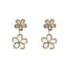Blina Gold Flower Earrings