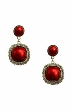 Mariella Red Diamante Earrings -Luxury Evening Wear Store earrings283 49f6e969 0d68 433a 9509 b994e052ae1a