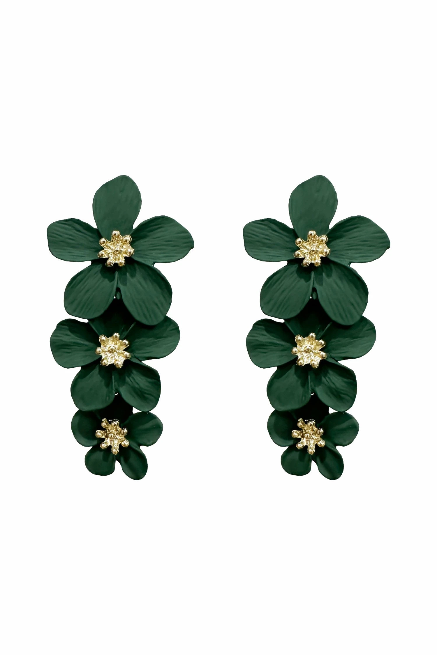 Carola Green Flower Earrings 4 Carola Green Flower Earrings - Image 4