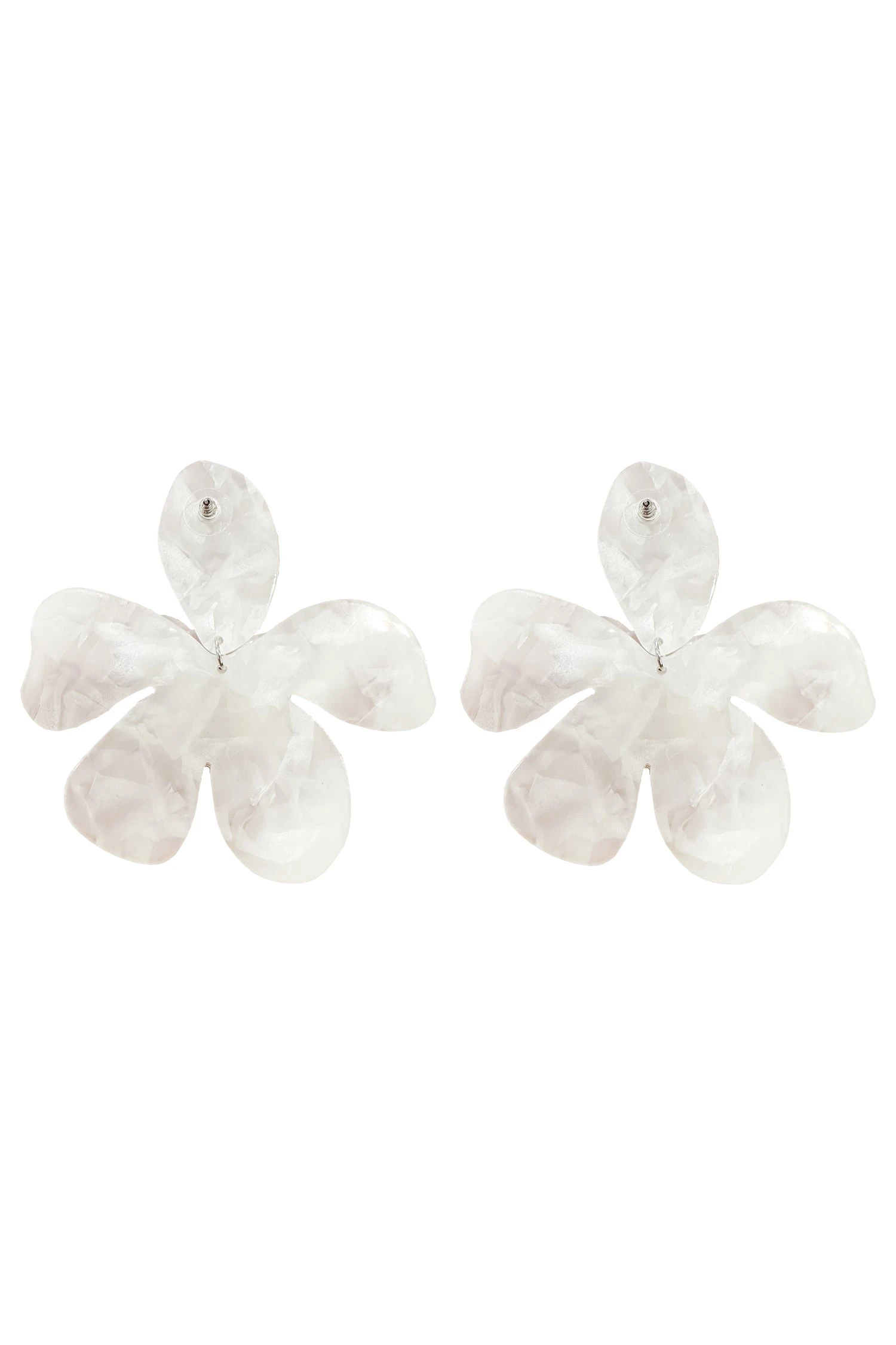Kimberly White Statement Earrings 6 Kimberly White Statement Earrings - Image 6