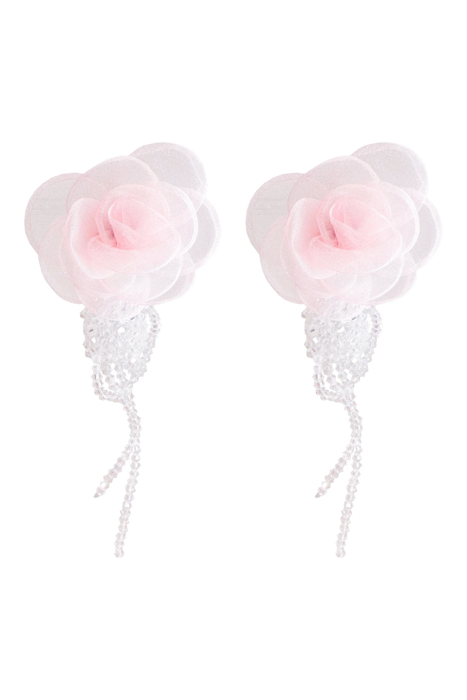 Ciana Pink Flower Earrings 4 Ciana Pink Flower Earrings - Image 4