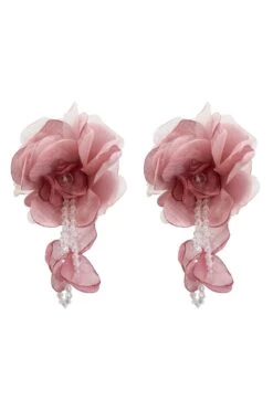 Jacqui Pink Statement Earrings -Luxury Evening Wear Store earrings351 ec37aab8 401f 4de4 be87 a0aa79b6c01f