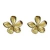 Miuccia Gold Flower Earrings