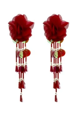 Anita Red Earrings