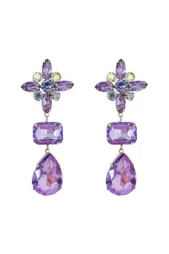 Jeannette Purple Gem Earrings -Luxury Evening Wear Store earrings43 8b7739de 8dd1 47eb a641 e8f6e6555516