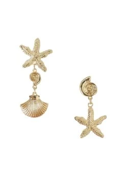 Cheryce Gold Shell Earrings -Luxury Evening Wear Store earrings53 367232a8 4b28 41a5 a7b3 861599b481b8