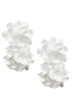 Meghan White Flower Drop Earrings -Luxury Evening Wear Store earrings87 d59dafac 403a 4571 b186 b9e689f5600a