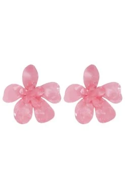 Kimberly Pink Statement Earrings