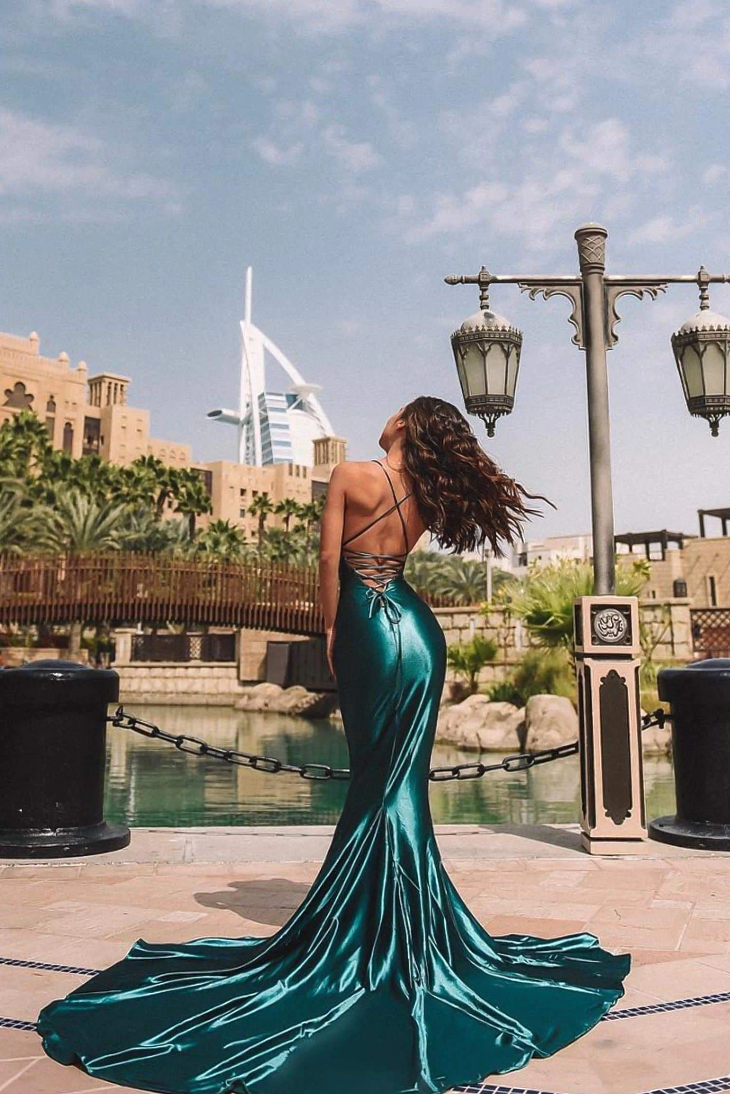 Pascala Gown - Emerald 1 Pascala Gown - Emerald