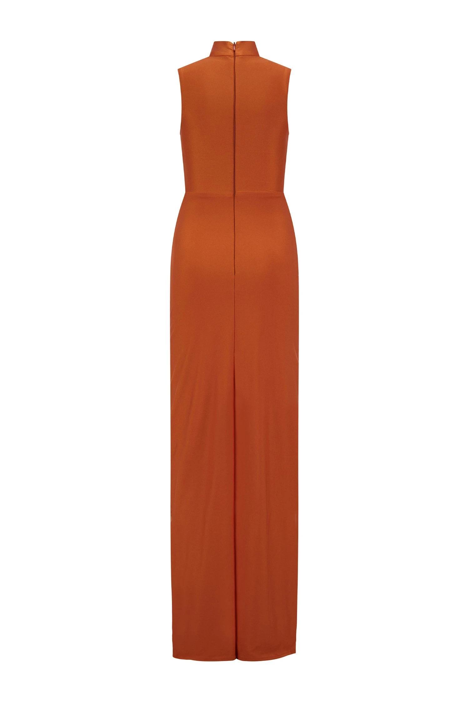 Rosina High Neck Rust Gown 9 Rosina High Neck Rust Gown - Image 9